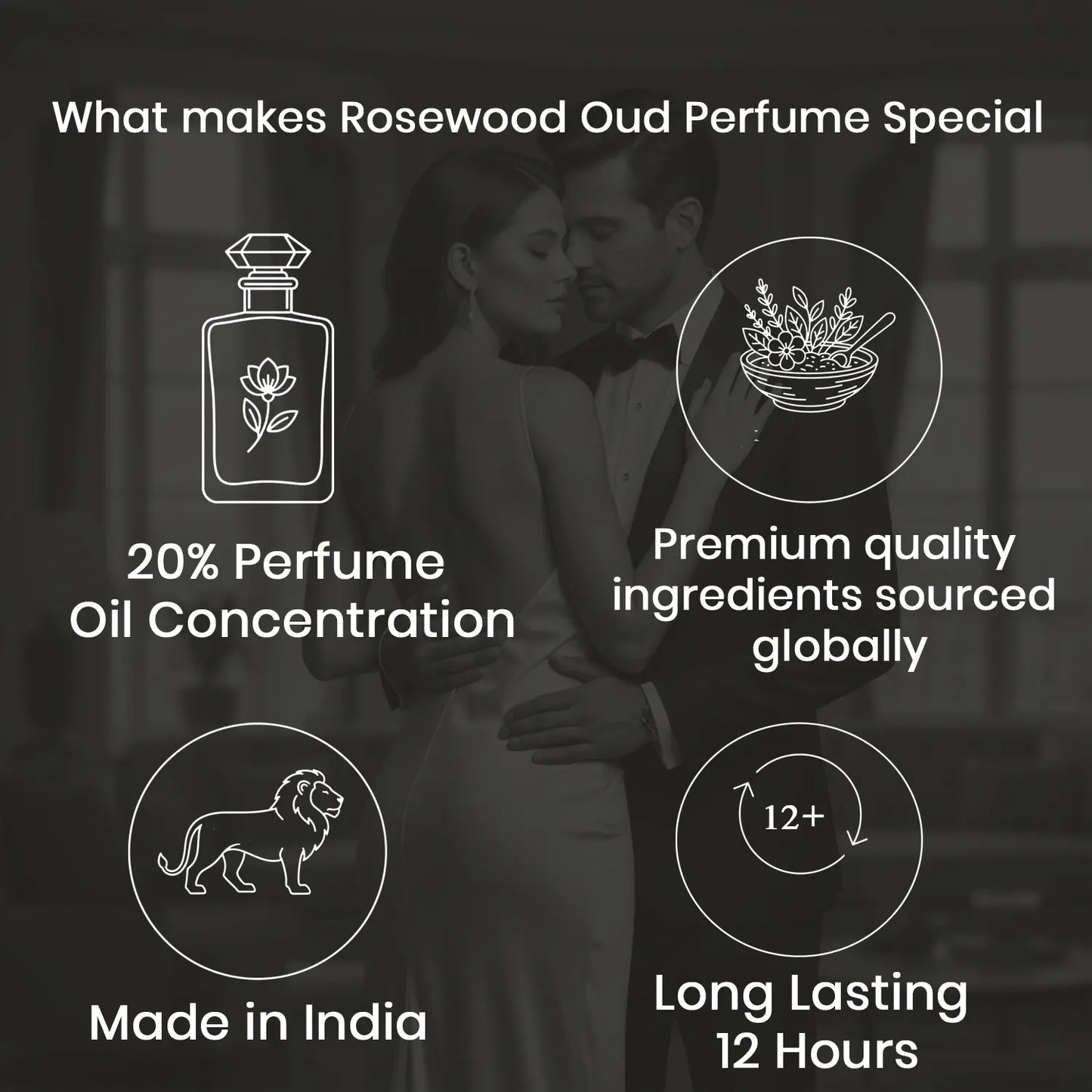 Rosewood Oud Perfume for Men